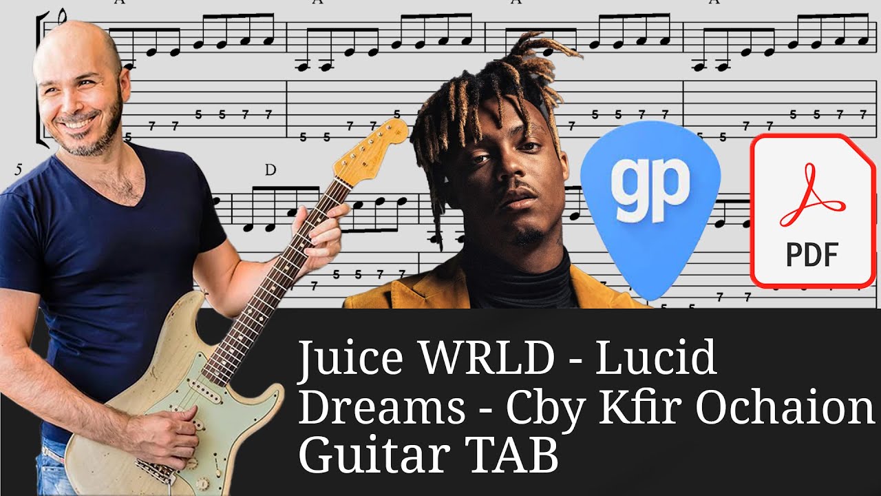 Juice WRLD Lucid Dreams Electric Guitar Cover by Kfir Ochaion