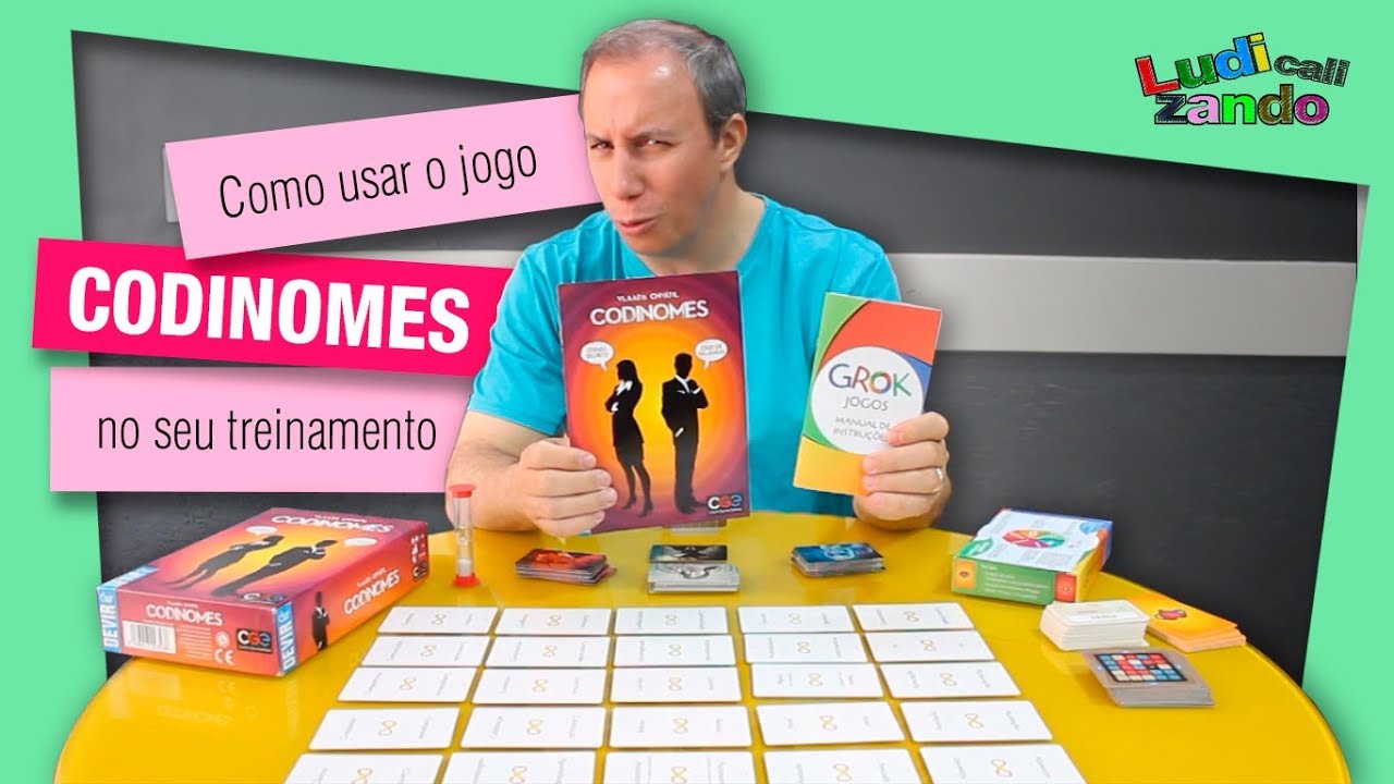 Codinomes Ludicalizando #022 - Como usar o jogo Codinomes em treinamentos ...