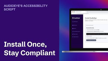 Website Accessibility Script: Automated Fixes & Ongoing WCAG Compliance | AudioEye