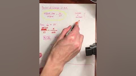 Percent of Change LT 5.3
