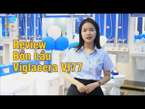 Video Bồn cầu 2 khối Viglacera VI77