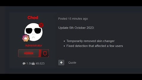 CHODS CHEATS AFTER UPDATE BAN SPEED RUN ( WR )