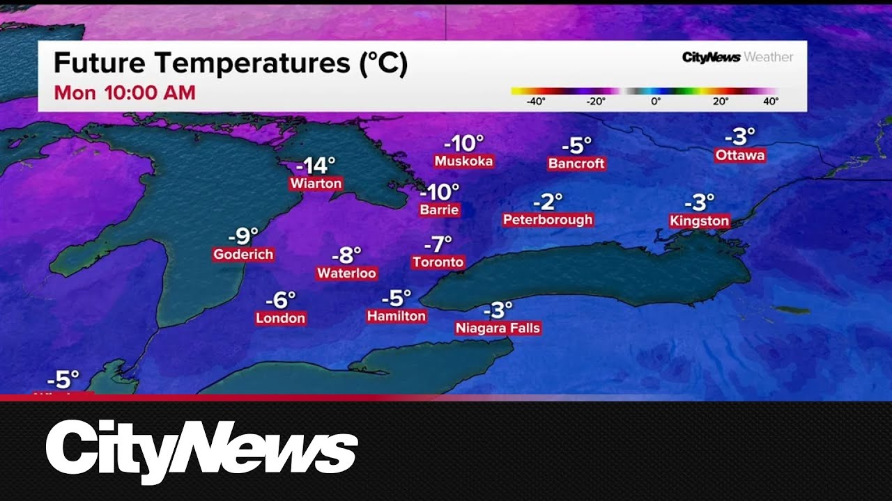 Windy and cloudy start to the work week - YouTube