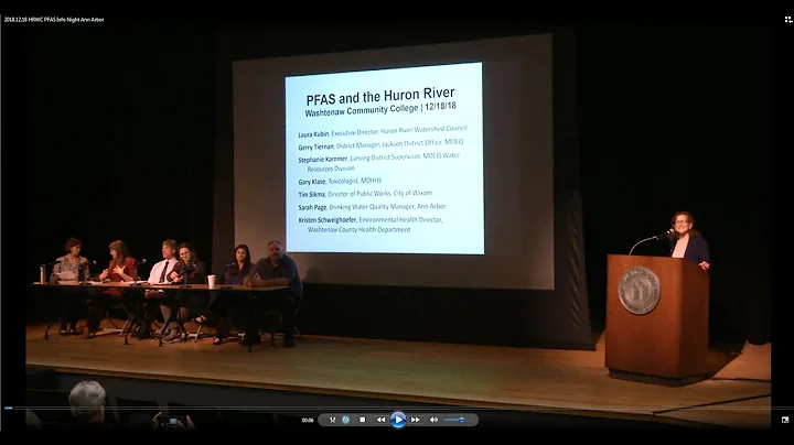 PFAS and the Health of the Huron River, December 1...