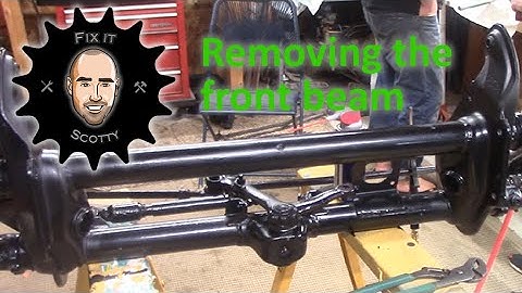 VW Bus Restoration Part 3: Removing the front axle beam