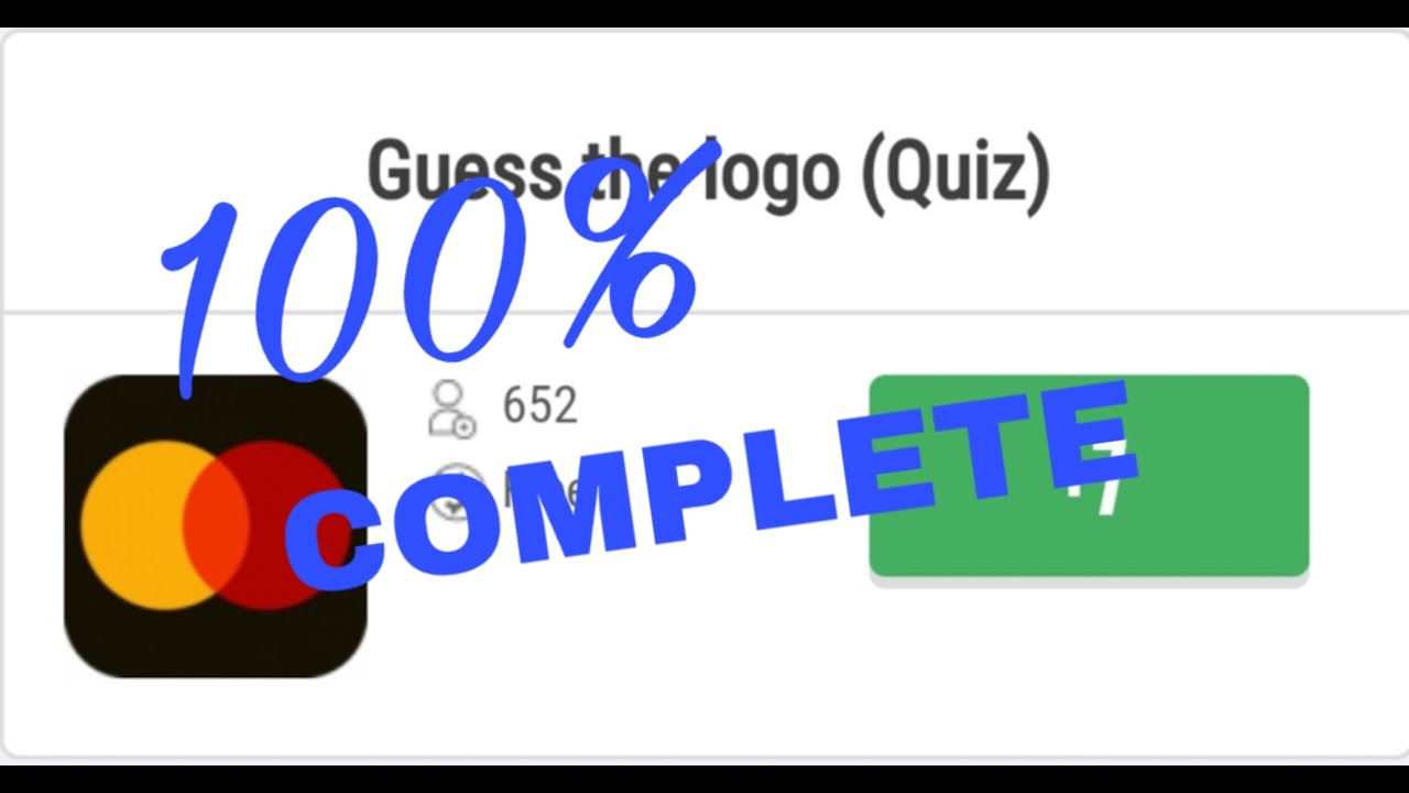 Gues The Logo Quiz 100 Solved Youtube - logo quiz roblox
