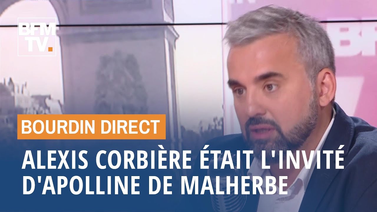 Alexis Corbière face à Apolline de Malherbe en direct bfmtv i shot the sheriff