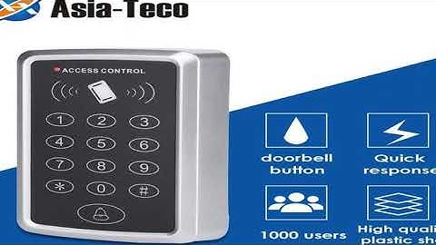 125KHz RFID Access Control Keypad EM Card Reader Door Access Control System Door Lock Open