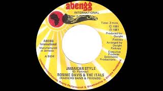 Ronnie Davis & The Itals - Jamaican Style