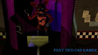 (Fnaf/speed art/c4d)Foxy In The Pirate Cove