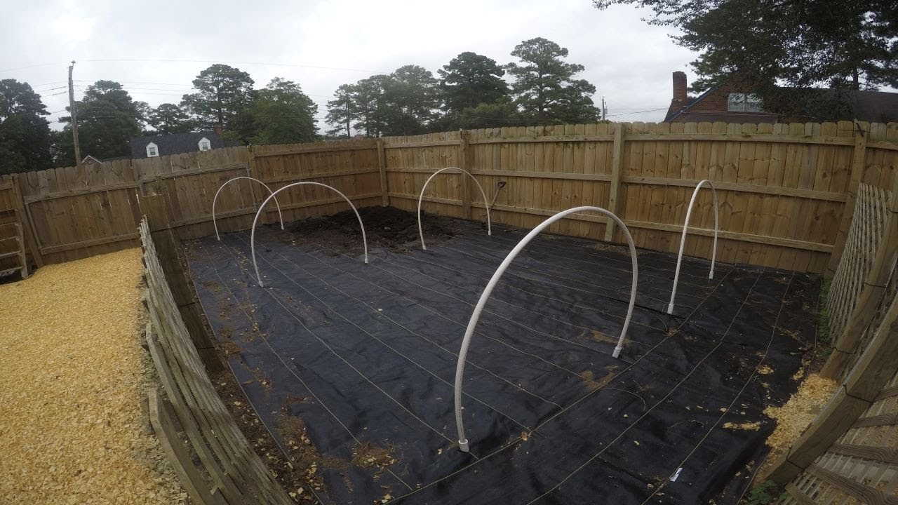 Cheap Row Cover Hoops Without Rebar YouTube