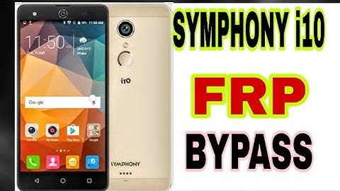 Symphony i10 & i10 Plus | google Verify Account Remove | Without Pc | Frp Bypass 2020