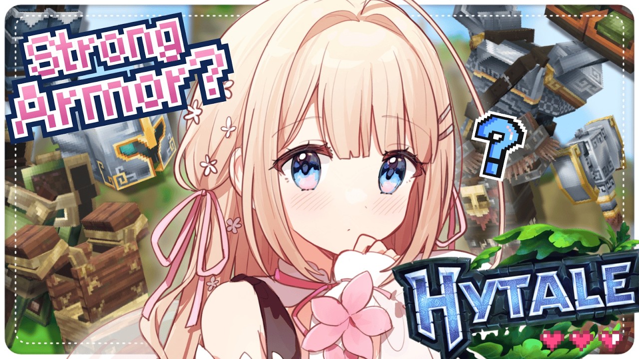 Hytale ┊ I Need Armor So Strong Even the Mobs Cry #peostream