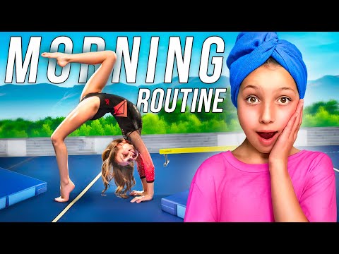 My Daughters GYMNASTICS Meet MORNING ROUTINE!