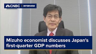 Mizuho economist: We shouldn't be too pessimistic about Japan's first-quarter GDP numbers