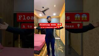 Floating beds ditels 👇🏻#youtubeshorts #interiordesign #interior444 #home #india #srinterior #