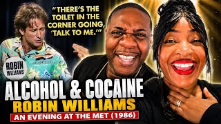 Our First Time Watching Robin Williams - Alcohol and Cocaine (Reaction)