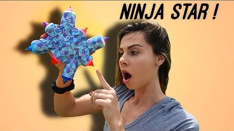 Making A NINJA STAR Candy WEAPON !!
