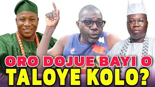 EGBO LAARIN OLOYE IGBOHO ATI AARE GANI ADAMS TALOYE KO LO KOJU AWON AGBESUMOMI NI ILORIN? BABA EKITI