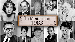 Obituary in 1983: Famous Faces We Lost in 1983...