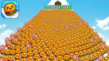 New Satisfying Mobile Game Food Run Play 9999 Levels Tiktok Gameplay Walkthrough Android,iOS