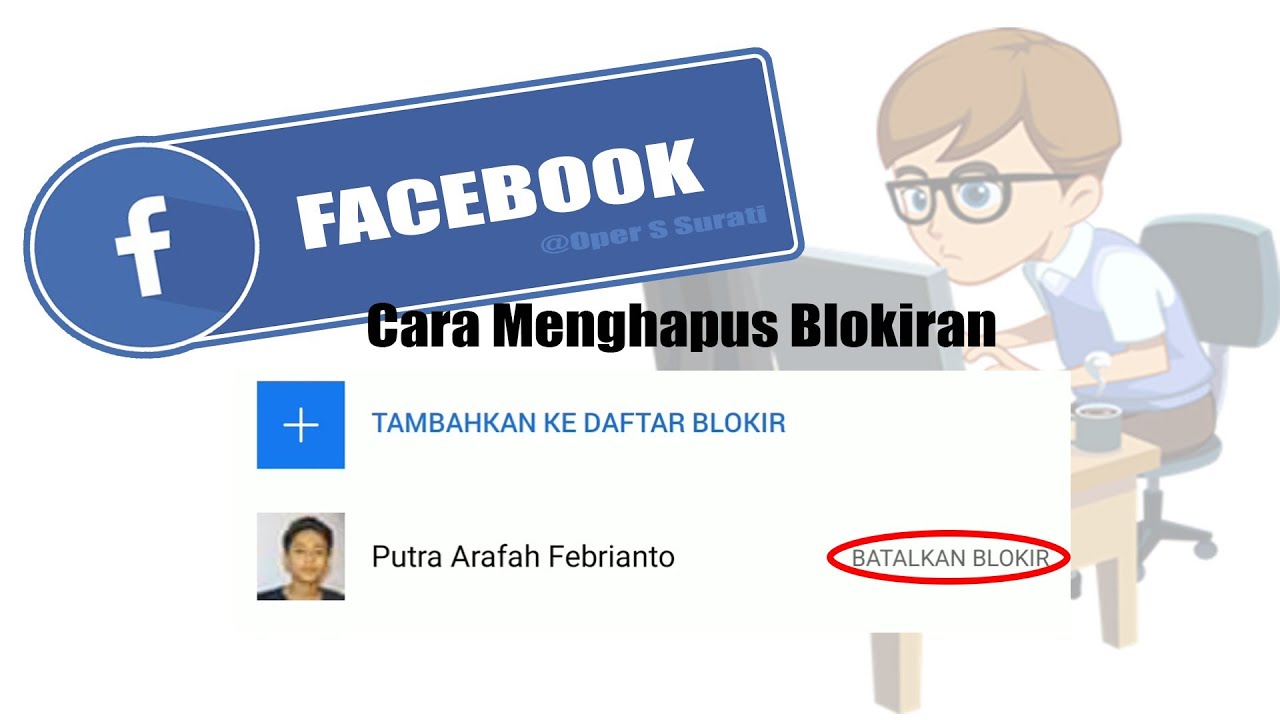 Cara menghapus BLOKIRAN di akun FB - YouTube