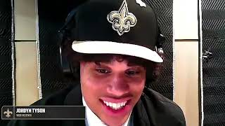 Jordyn Tyson First Interview with the Saints | 2026 NFL Draft screenshot 2