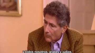 Daniel Barenboim Edward Said discuss visit to Buchenwald with Arab and Israeli musicians