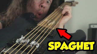 I Replaced My Guitar Strings With SPAGHETTI