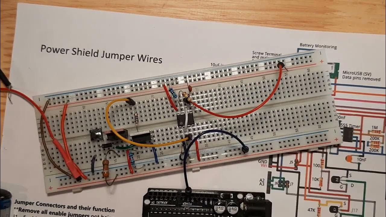 Breadboard Circuit of External Watchdog Timer for DIY Arduino Power ...
