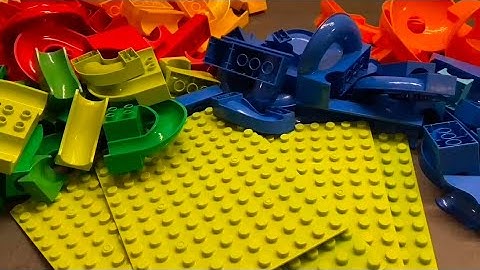 Relaxing and Satisfying LEGO Duplo DIY Marble Run - ASMR