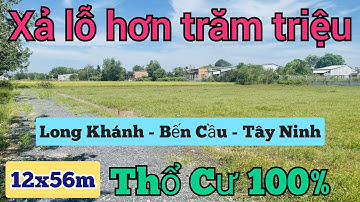 Đất ngộp thổ cư 100% Bến Cầu Tây Ninh - KẸT TIỀN BÁN GẤP GIÁ RẺ