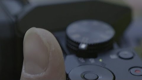 LUMIX G7 Feature "Everything in the right place"