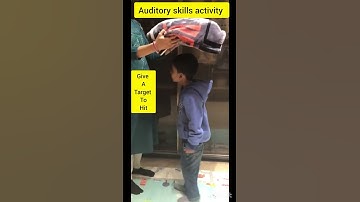 Auditory skills activity/ improve attention/multisensory integration