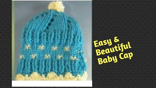 Knitting A Baby Cap....Easy to make for beginners #27#....