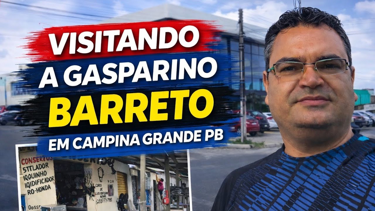 Uma visita nos comércios da Gasparino Barreto em Campina Grande PB 