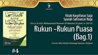 Kasyifatus Saja #4 Pasal Puasa | Rukun Puasa (Bag.1)