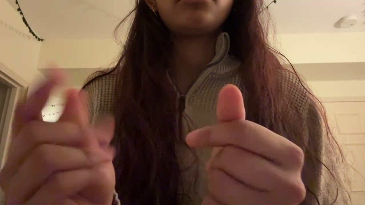 asmr hand sounds pt 109 💙💜🩷