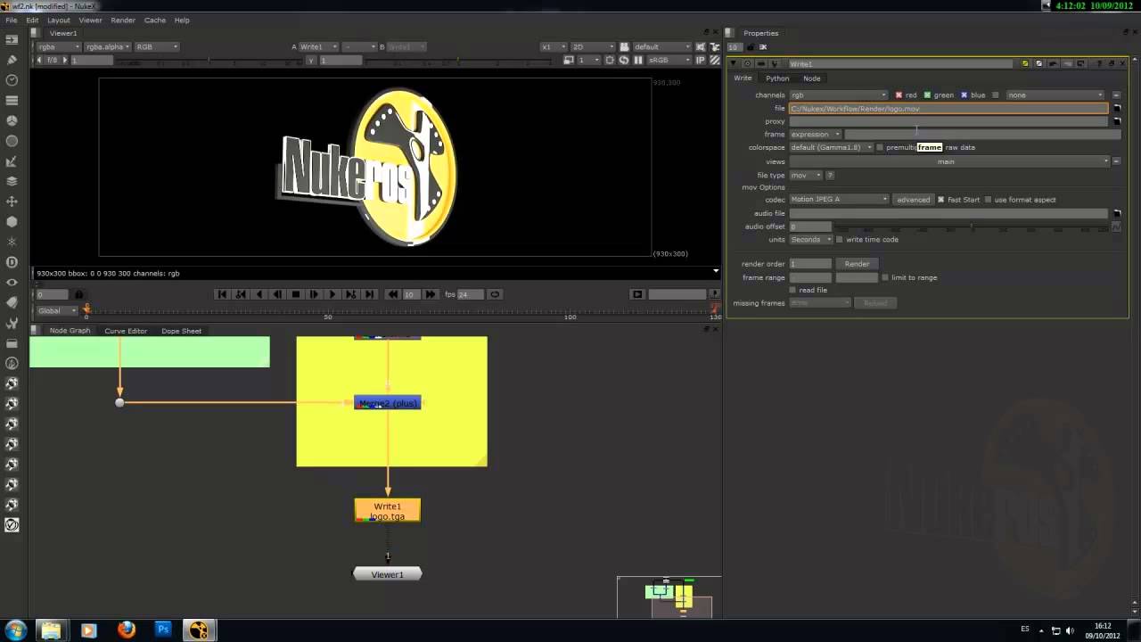 Video Tutorial Nuke Español - Workflow (3/3) - YouTube