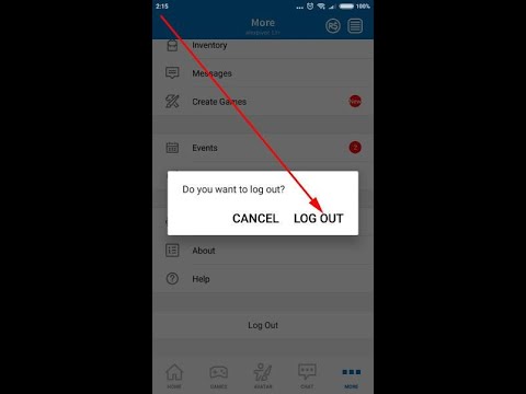 How To Log Out Of Roblox On A Mobile Device Youtube - how to sign out of roblox on phone