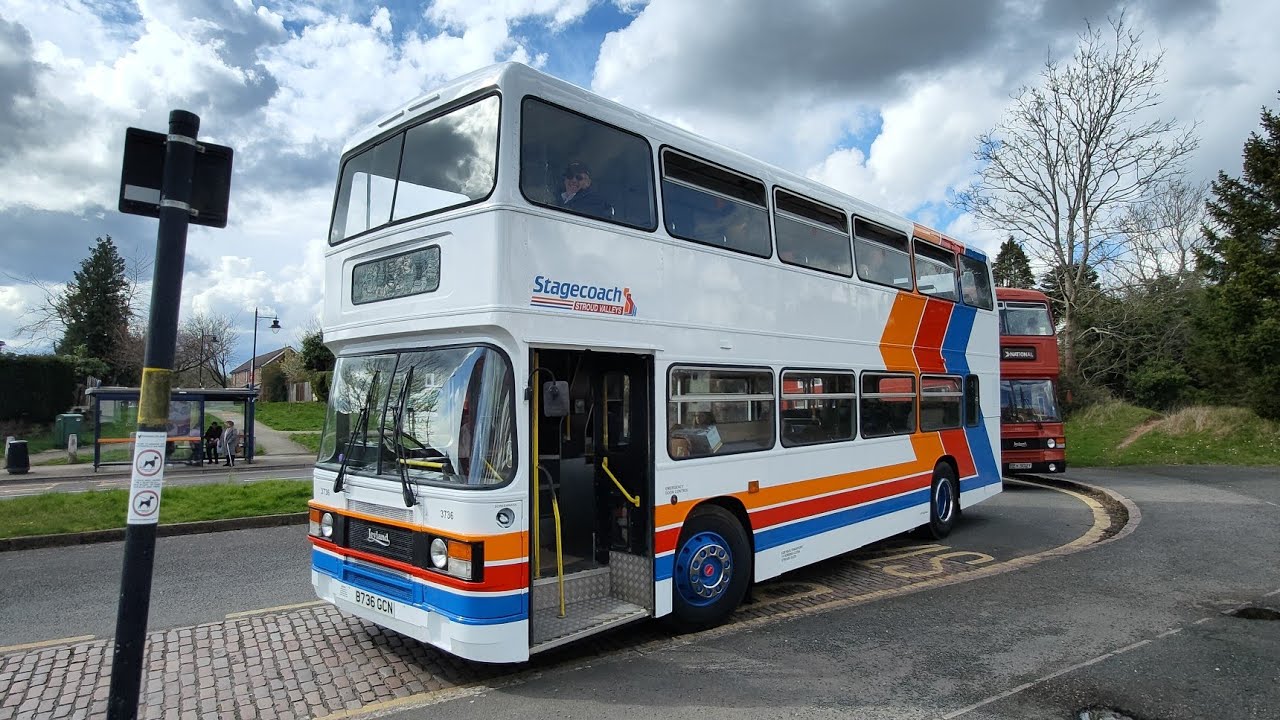 *BEAST/THRASH* Preserved Stagecoach 3736 B736GCN Leyland Olympian 4Speed Voith