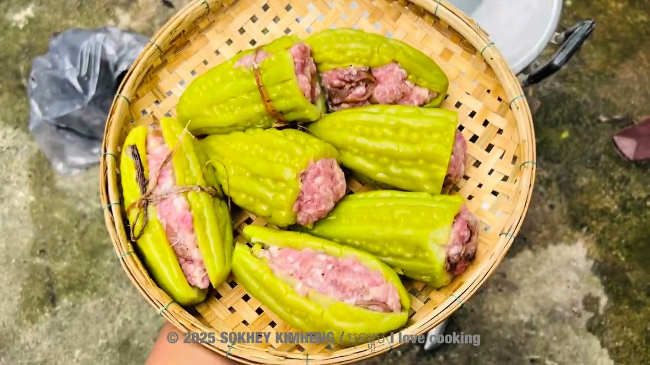 EP271|Stuffed Bitter Melon Soup| Authentic Cambodia Comfort Food
