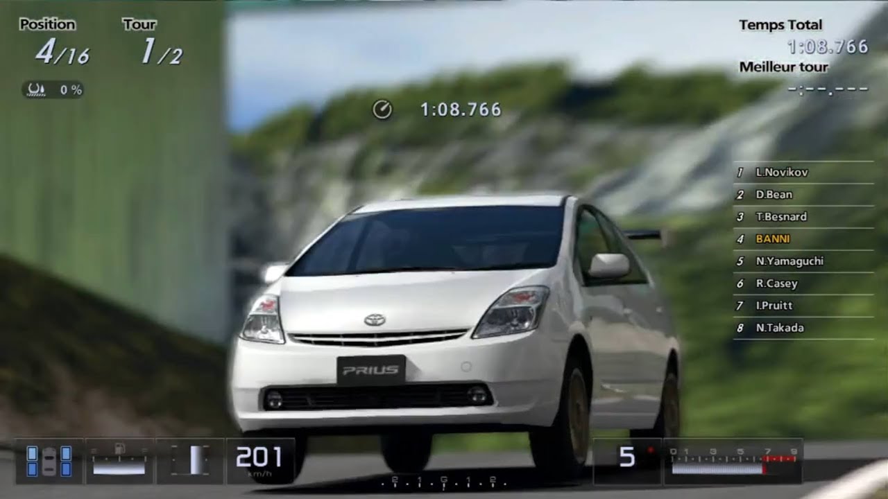 Gran Turismo 5 - Toyota PRIUS G Touring Selection (J) '03 (HYBRiD) PS3 Gameplay