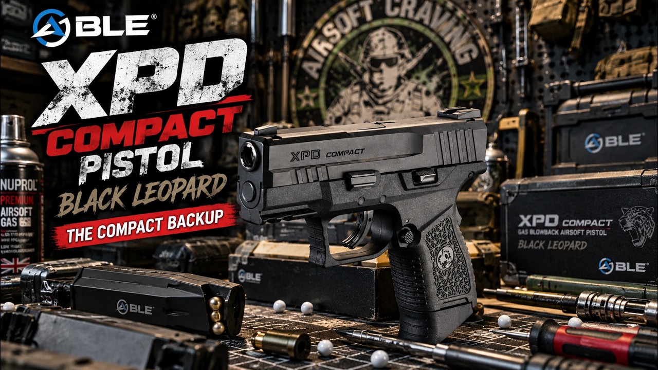 Brilliant Compact ICS BLE XPD Pistol #airsoft - YouTube