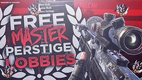 BLACK OPS 2 MASTER PRESTIGE/COHOST LOBBY/GHOST CAMO! *FREE* SUB TO GET IN! #4KHYPE