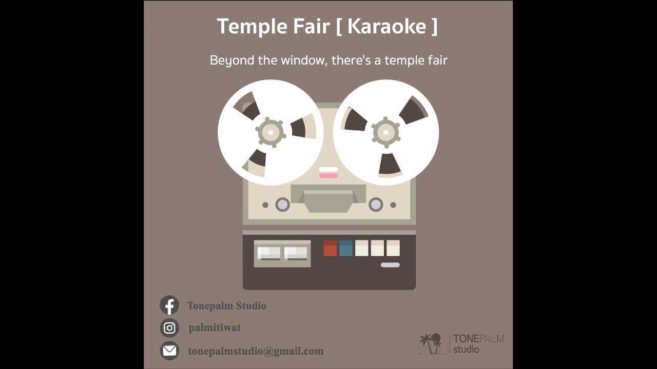 [ Karaoke ] Tonepalm Studio Temple Fair [ Re Arrange ] Original