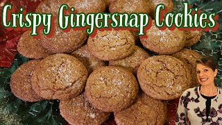 How to Make TRUE Crispy Gingersnap Cookies: Tips on HOW to get the PERFECT Crisp!