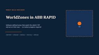 ABB RobotStudio WorldZones — WZBoxDef, WZDOSet & Zone Setup | Step-by-Step Guide