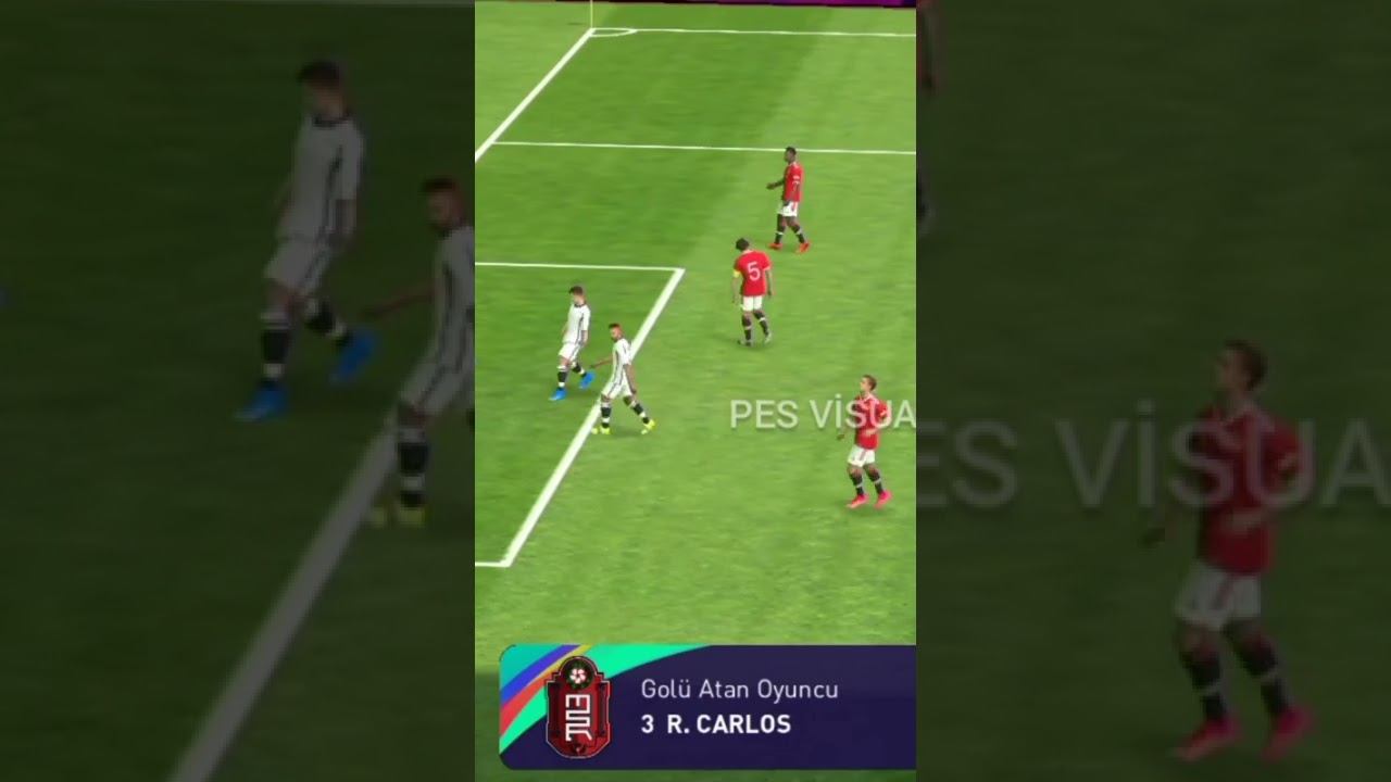 R.CARLOS BEST FREEKİCK PES 2021 MOBİLE 😱😱😱