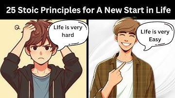 25 Stoic Principles: A New Start in Life #selfcare #selfimprovement